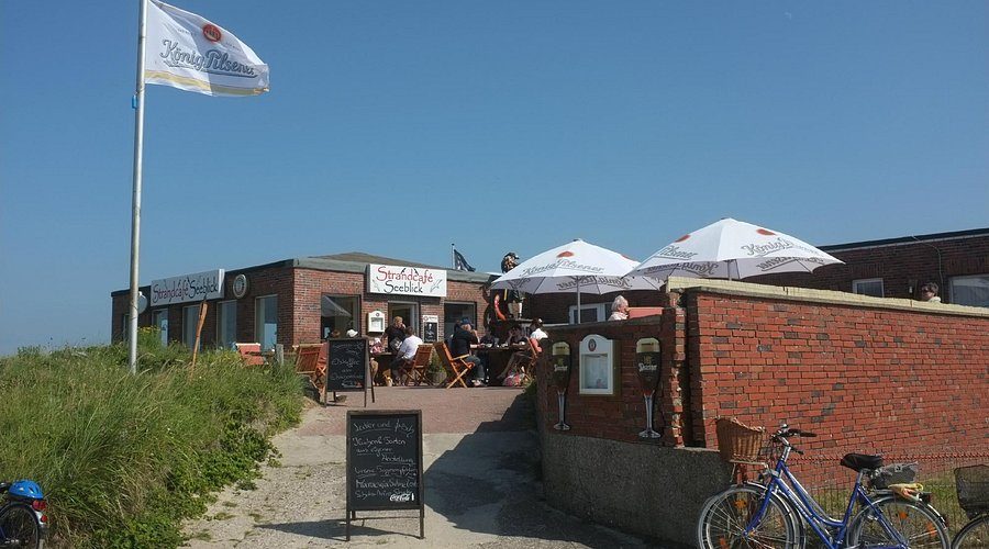 Außenansicht vom Strandcafé Seeblick auf Borkum